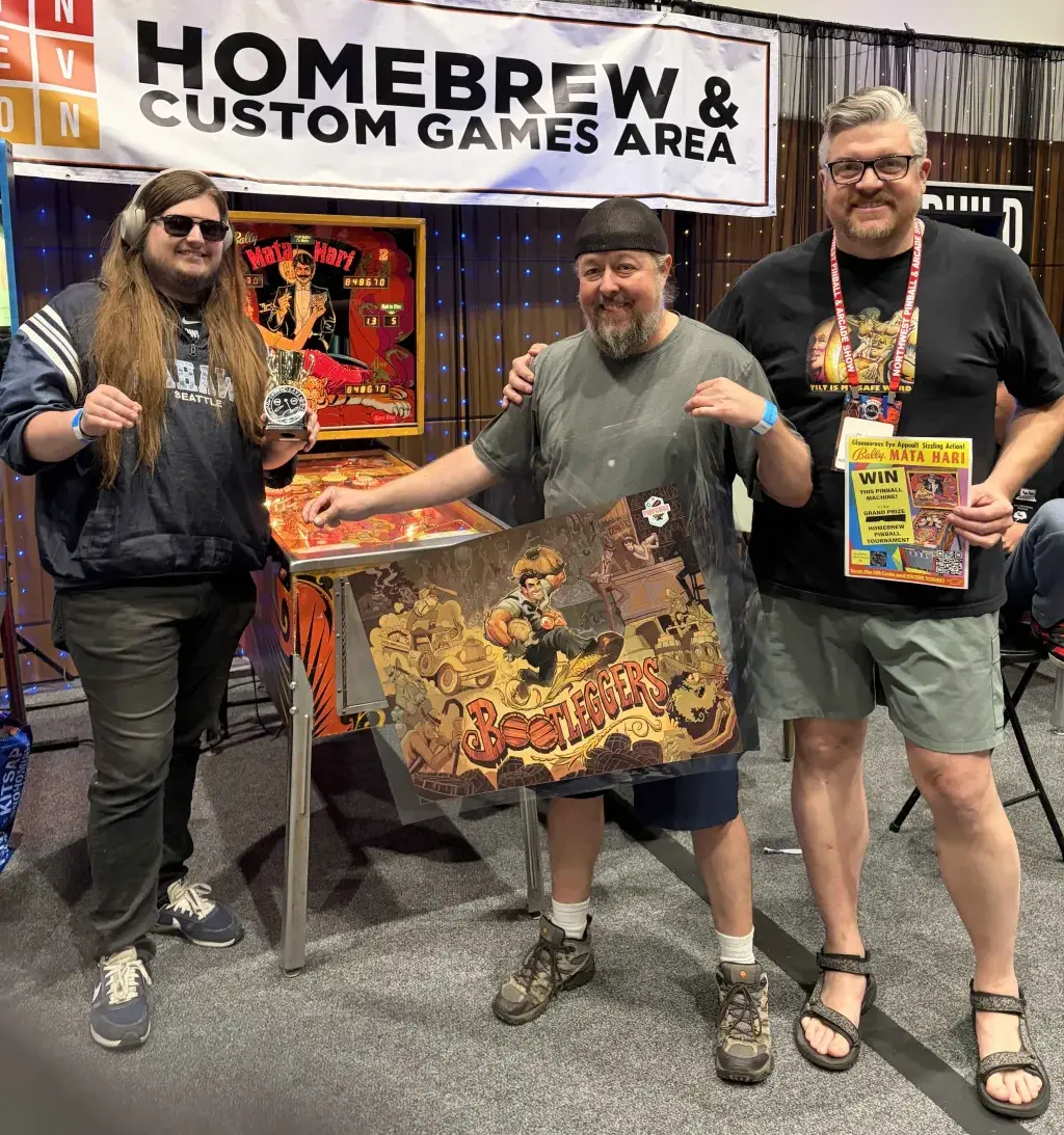Homebrew Pinball Tournament Winners